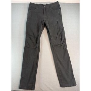 Off The Grid Trailblazer Pants Mens 34x36 Black Slim Fit Canvas Chino Workwear